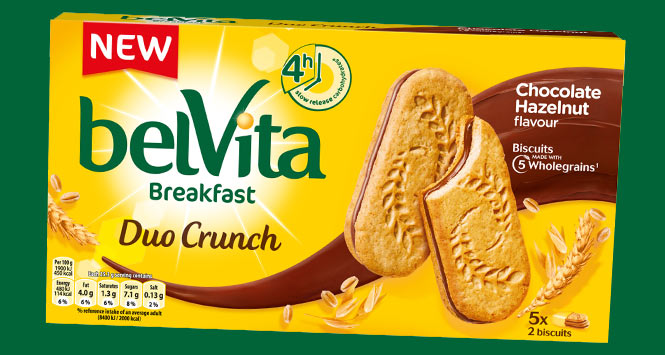 belVita duo crunch biscuits