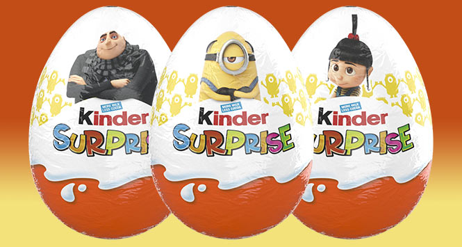 Kinder Surprise Despicable Me 3 eggs
