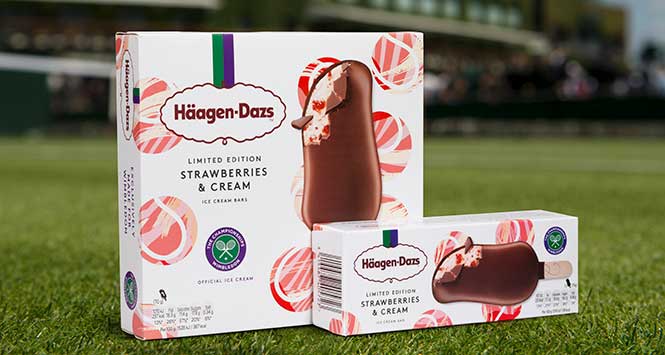 Haagen-Daz Strawberries & Cream Ice Cream Bar