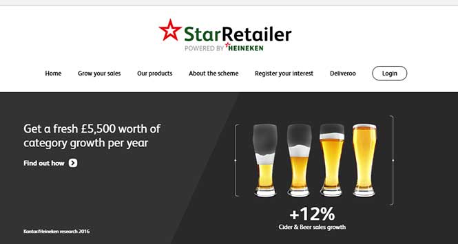 Star Retailer website
