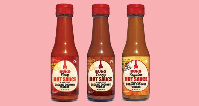 Buko hot sauce range