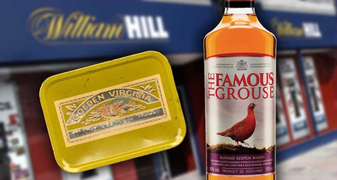 What UTC likes about modern life: Famous Grouse, Golden Virginia, William HIll