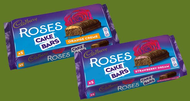 Cadbury Roses Cake Bars