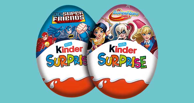 Kinder superhero eggs