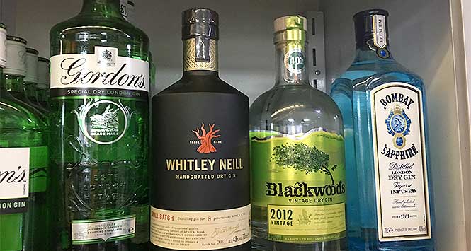 Woodlands Local's gin range