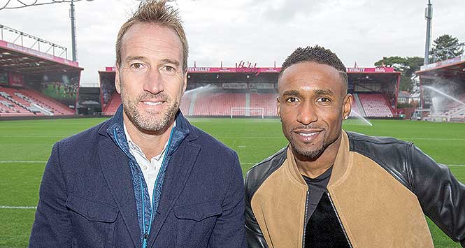 Ben Fogle and Jermain Defoe in Quorn's Plate Up campaign.