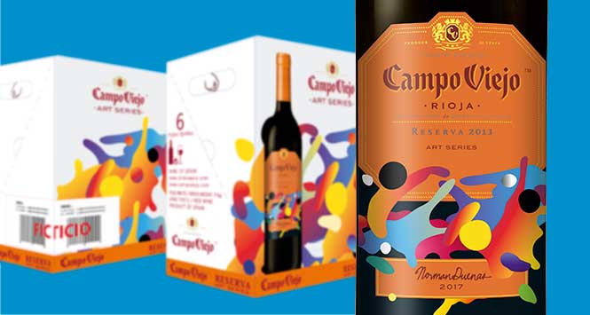 Campo Viego Reserva Art Series limited edition bottle