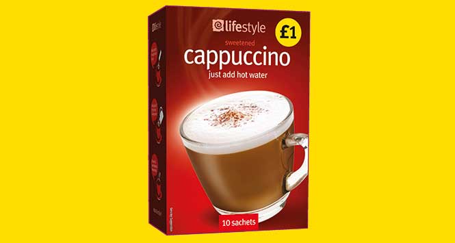 Lifestyle Express own-label cappuccino