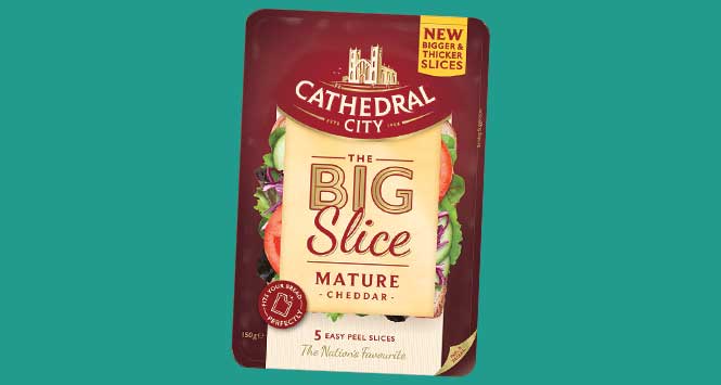 Big Slice of cheese from Cathedral City