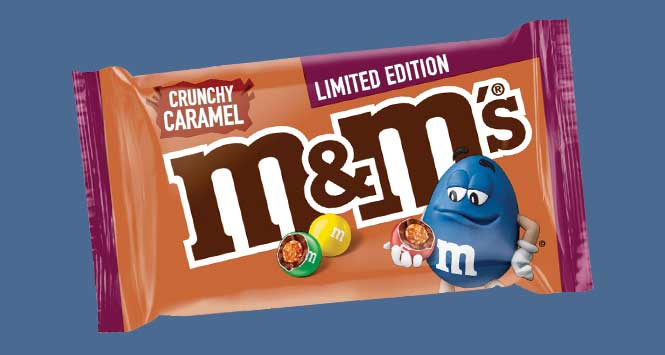 Crunchy Caramel M&M's Limited Edition UK