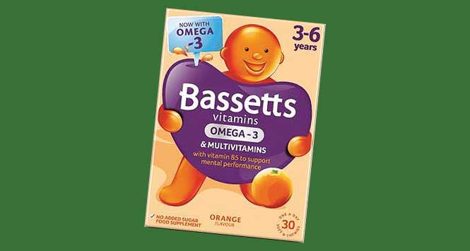 Bassetts omega-3 kids multivitamin