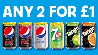 Britvic any 2 for £1 can deal