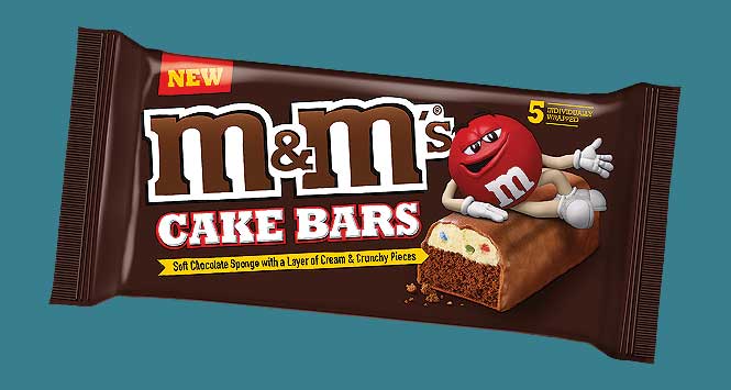 M&M's Cake Bars