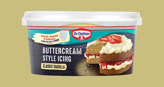 Dr. Oetker buttercream style icing