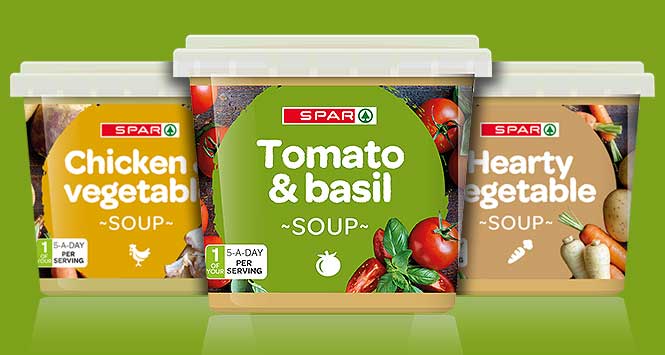 Spar brand soups