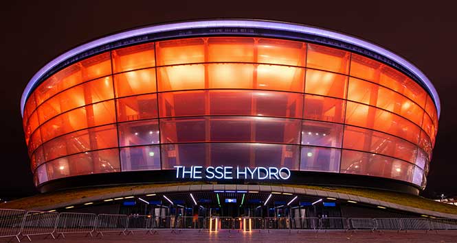 The Hydro glows orange