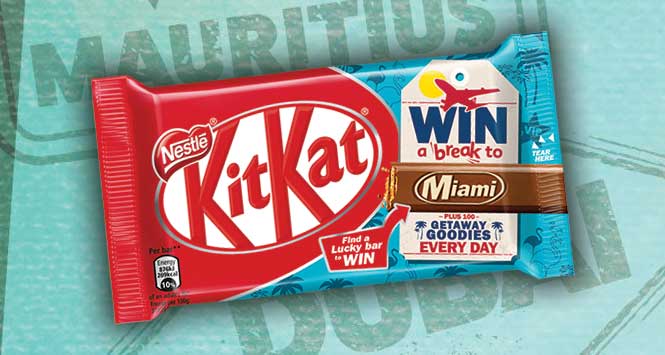 KitKat with Make A Break For It promotional design