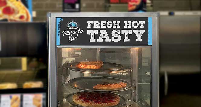 Chicago Town pizza cabinet