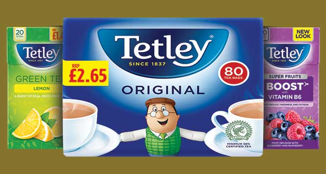 Tetley tea range