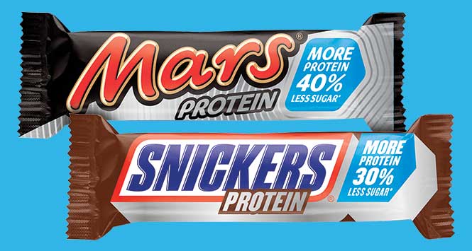 Mars Protein and Snickers Protein