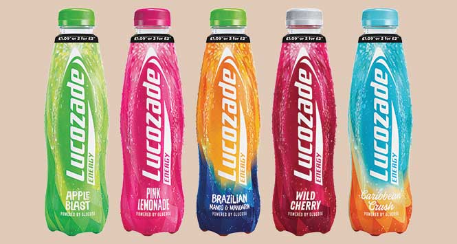 Lucozade Energy flavours range