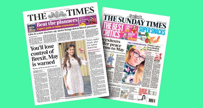 Times and Sunday Times