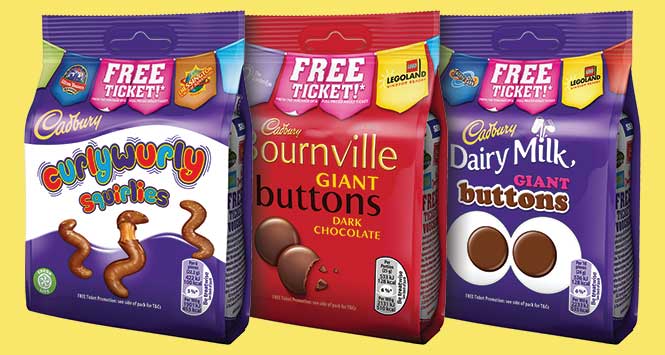 Cadbury packs with Merlin promotion