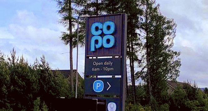 'CoPo' sign
