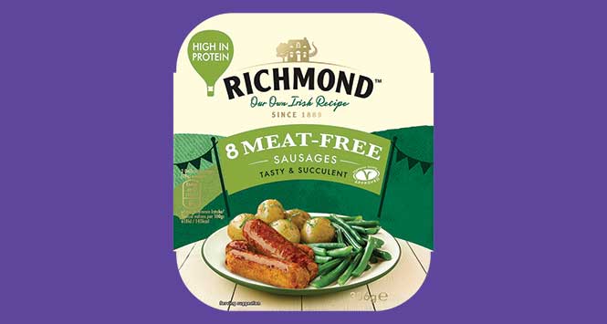 Richmond meat free sausages