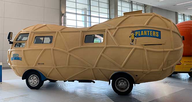 Peanut-shaped van
