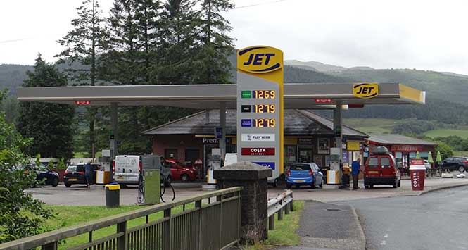 jet petrol station