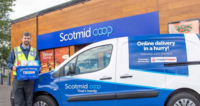 Scotmid home delivery van