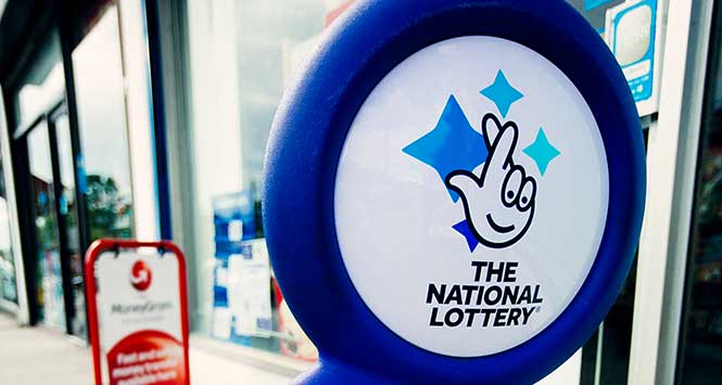 National Lottery sign