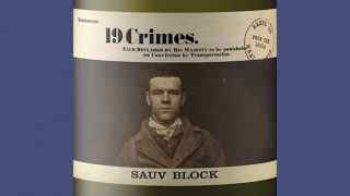 19 Crimes wine bottle