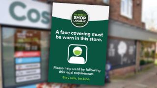 costcutter face covering poster