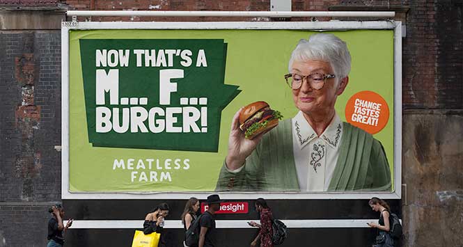 Meatless Farm M*** F*** billboard