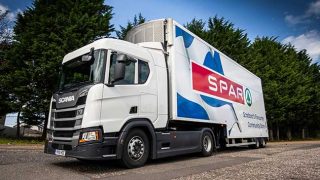 Spar Scotland lorry
