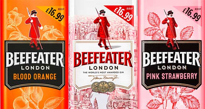 Beefeater price-marked packs