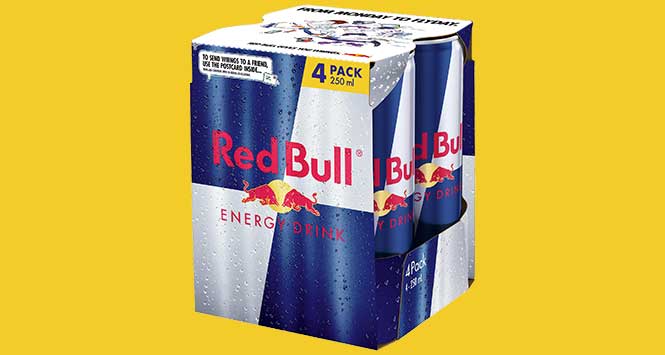 Red Bull Air Mail four pack