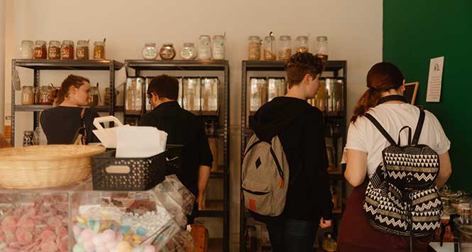 Little Green Larder interior