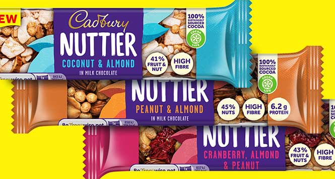 Cadbury Nuttier range
