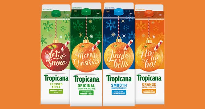 Tropicana's festive range