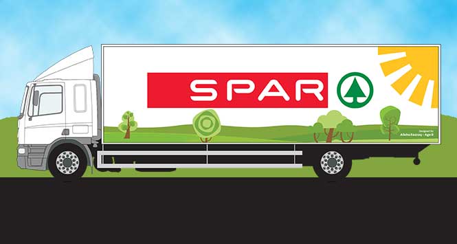 Spar lorry