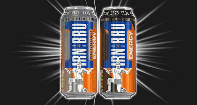 Irn-Bru Energy in 500ml cans