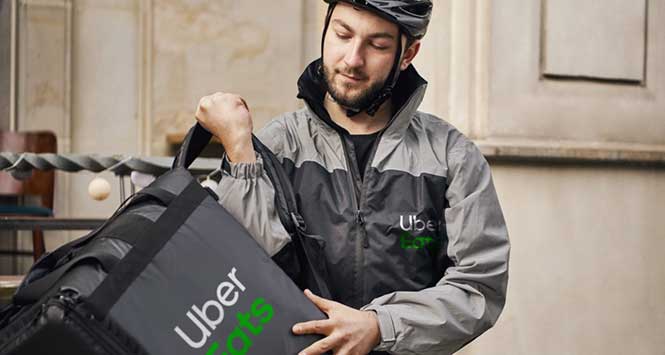Uber Eats rider