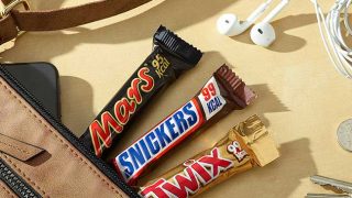 100 calorie Mars, Snickers and Twix bars