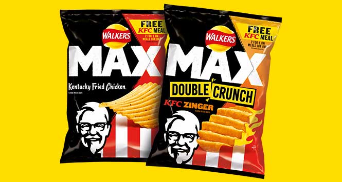 Walkers Max KFC flavours