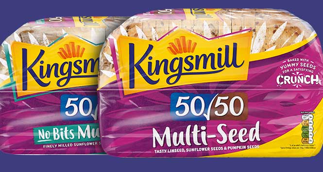 Kingsmill 50/50 seeded loaves