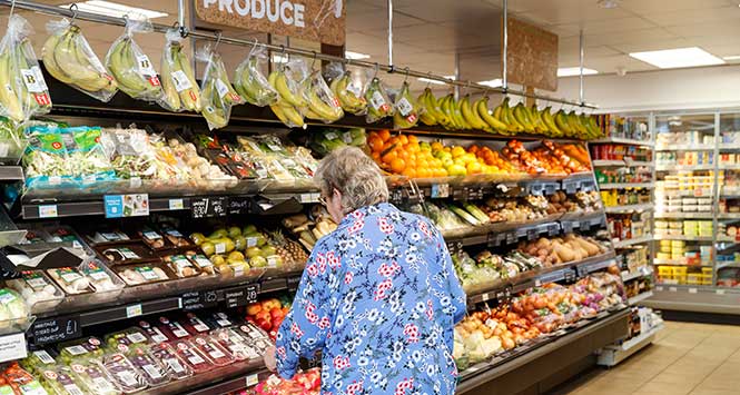 fruit and veg aisle