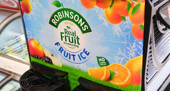 Robinsons Fruit Ice machine